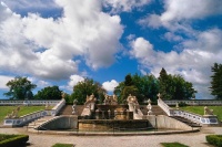 Hrad a zámek Český Krumlov - Kaskádová fontána vznikla po roce 1750 podle návrhů Andrease Altomonta, foto: Archiv Vydavatelství MCU ...