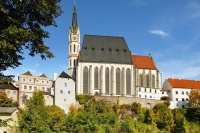Český Krumlov - Kostel sv. Víta byl vysvěcen roku 1439, foto: Archiv Vydavatelství MCU s.r.o.